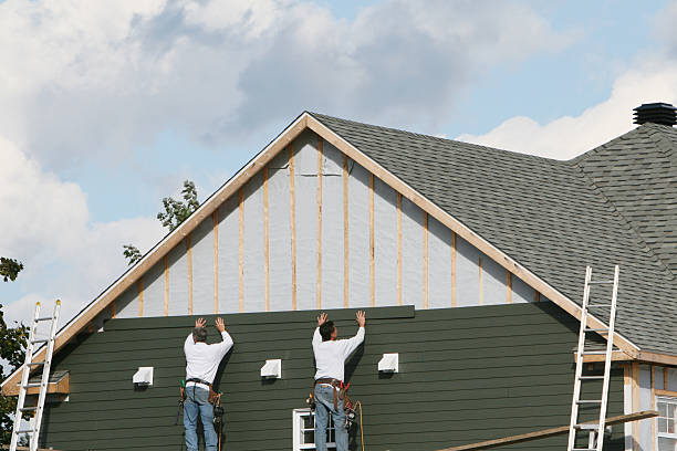Professional Siding Repair technician working in Burlington, MA
